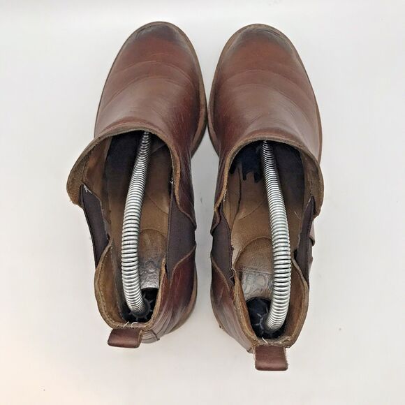 Sofft Bryanne SF0023990 Brown Leather Chelsea Ankle Boot Womens 8M Gusset Bootie - Picture 6 of 11